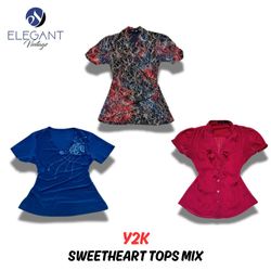 Y2K Sweetheart Tops Mix - 12 Stück - EV0363