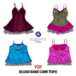 Y2K Blush Babe Cami Tops - 11 Teile - EV0366