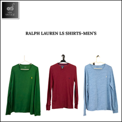 RALPH LAUREN LS SHIRTS MEN'S - 19 PCS