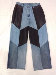 CV0026 Rework Daimond Patch Pants - 20 Pcs