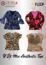 IQ0005 Y2k Mix Aesthetic Tops - 13 Pieces