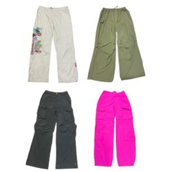Women's Nylon Cargo Baggy Style 15 Pieces  (Bndle ..