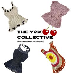 00s European Festival Crochet Tops Mix (..
