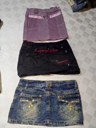 RING DENIM AND OTHER MIX BRANDS MINI SKIRTS (MR542..