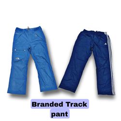 Branded track pants
