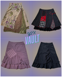 Patchwork & Ruffles Skirts (YV-190)