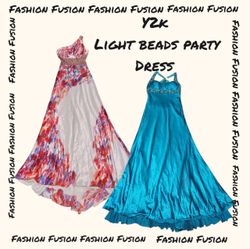 FF-922 y2k Light beaded party dress