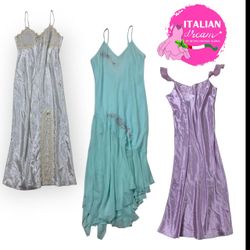 Y2K Pastel Slip Dresses