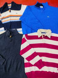 Polo tommy Lacoste 1/4 Zip Sweaters