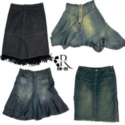 Gonne Midi in Jeans Era Britney Y2K (RW-191)