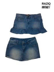 Gonne in Denim Mini Y2K