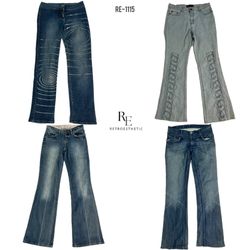 Y2K Britney Era Unique Denim Jeans (RE-1115)