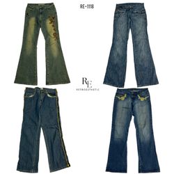 Y2K IT Girl Denim Jeans (RE-1118)