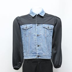 CV0059 Rework Denim Patch Jackets - 20 Pcs