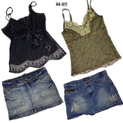 Y2K Iconic Mix and Match Cami and Skirts (AA-071)