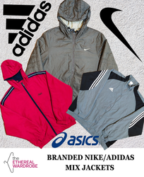 Branded Jackets Including Nike, Adidas, Asics, Fil..