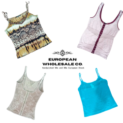 Y2K European Cami Tops Mix (EWC55)