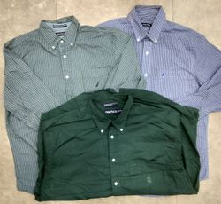 ZH0049 Nautica Men Shirts - 13 Pcs