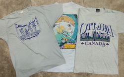 ZH0051 Vintage Einzelfaden T-Shirts - 20 Stück