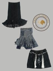 "Grunge & Florals" x Y2K Skirts S-1087!