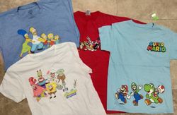 ZH0052 Unbranded Cartoon T-shirts - 16 Pcs