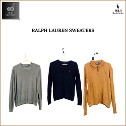 RALPH LAUREN SWEATERS - 11 PCS (BUNDLE 5)