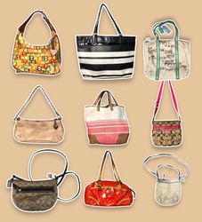 " Popping Colours " x Branded Bags S-1099