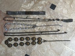 Metal Chain Belts (Black Color)
