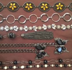Y2K Chain Belts (Black Color)