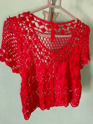 Y2k crochet tops S-6