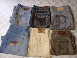 FUBU DOUTH POLE AND OTHER MIX BRANDS JEANS (MR555)