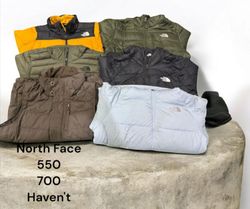 North Face Puffers Jackets (12pcs)