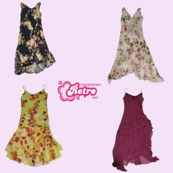 Y2k Fairycore Midi Dress (May-38)