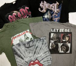 ZH0076 Vintage Music T-shirts - 20 Pcs