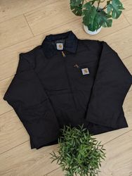 Giubbotti Carhartt Detroit Black Rework Style