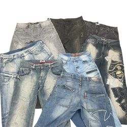 Y2K Hip Hop Jeans | Stylische, trendige Denim-Jean..