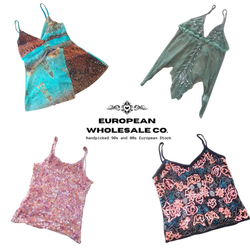 Y2K European Girls Holiday Cami Tops Mix (EWC95)