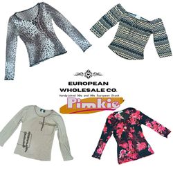 Y2K European Grunge Girl Mesh Tops Mix ft.pimkie (..
