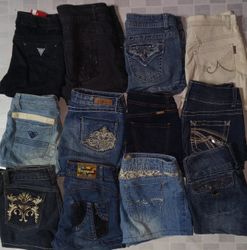 GUESS JEANS,MUDD ,ALMOST FAMOUS AND OTHER MIX BRAN..