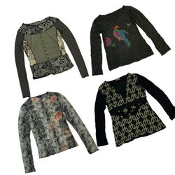 Y2K Gothic Rave Tops Mix