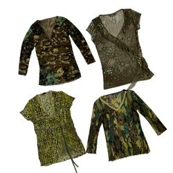 Y2K Earthy Toned Tops Mix