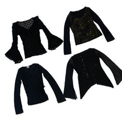 Y2K Gothic Girl Era Tops