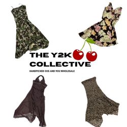 Y2K European Fairycore Embellished Midi Dresses (T..