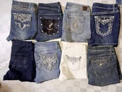 LA IDOL USA AND OTHER BRAND MINI MICRO SHORTS (MR5..