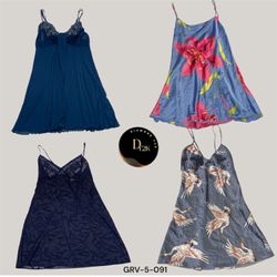 Y2K Clubwear Slip Dress in Blue – Bold, Minimal & ..