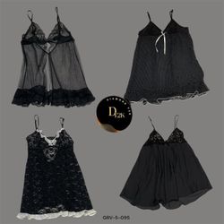 Y2K Black Mini Slip Dress – Retro Chic for Any Moo..