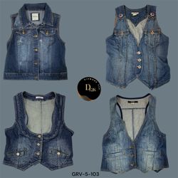 Colete de Denim Y2K – Perfeito para Looks Y2K e St..