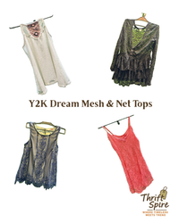 Y2K Dream Mesh & Net Tops