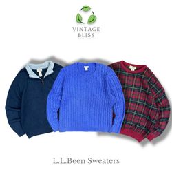 L.L.Been Sweater & 1/4 Zip 12pcs