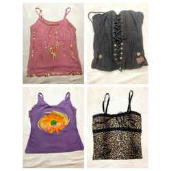 Top in stile vintage Y2K RV-16